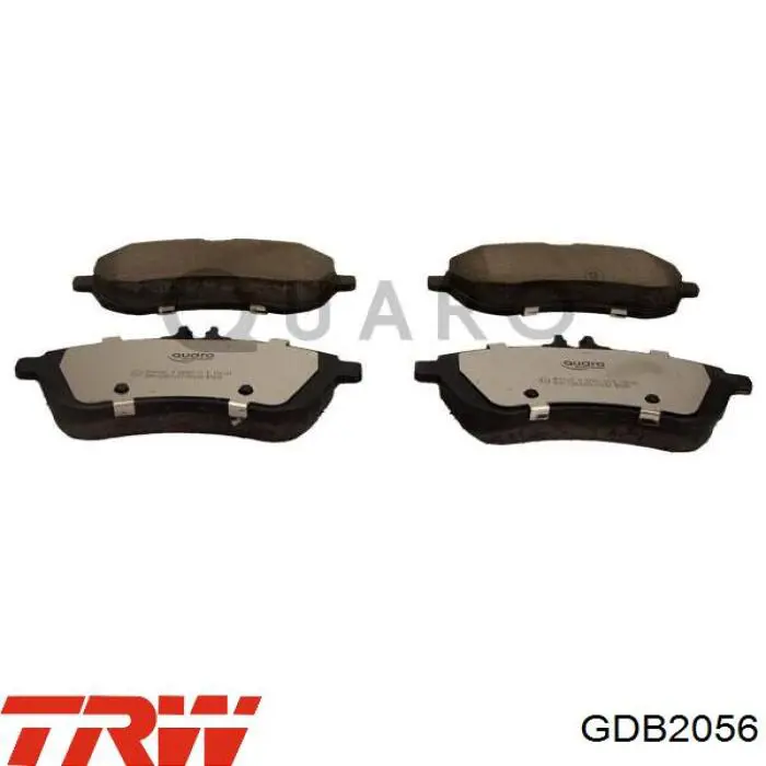 Передні тормозні колодки GDB2056 TRW