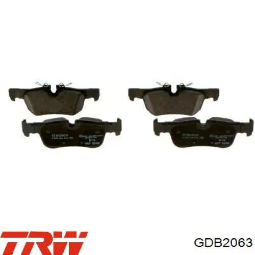 Задні дискові колодки TRW GDB2063