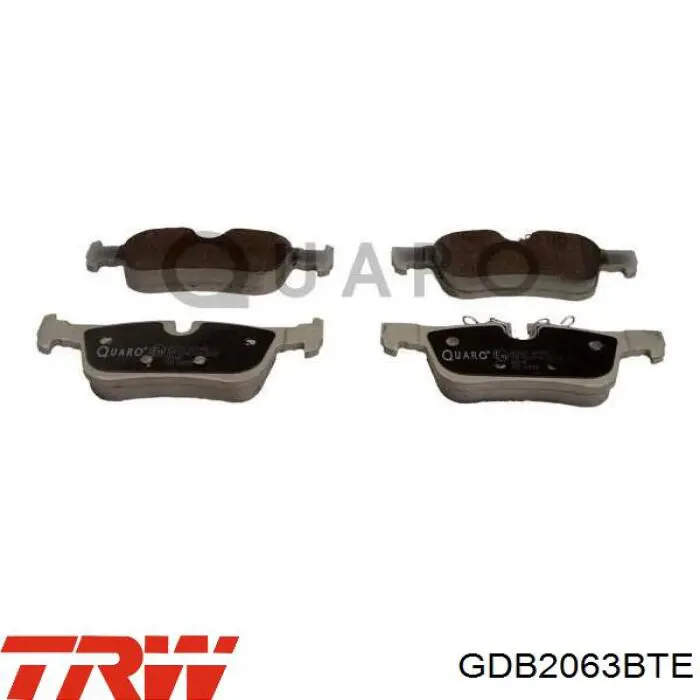 Задні дискові колодки TRW GDB2063BTE