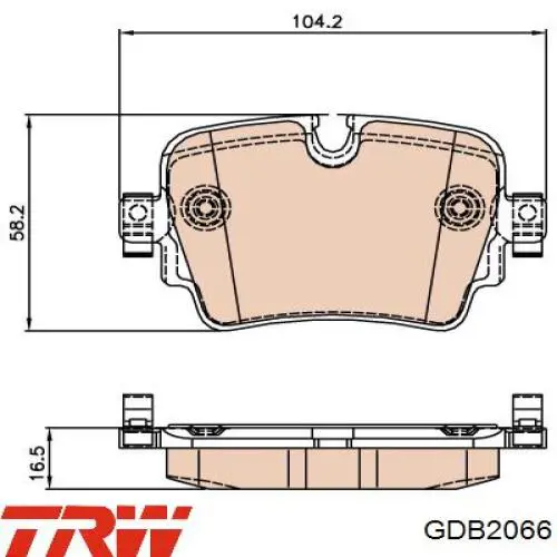 Купити ADJ134249 Blue Print Задні колодки