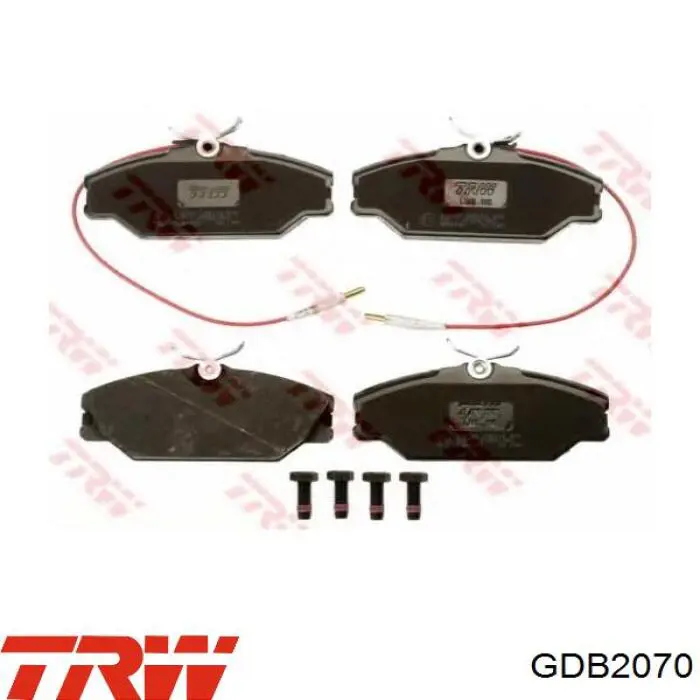 Тормозні колодки TRW GDB2070