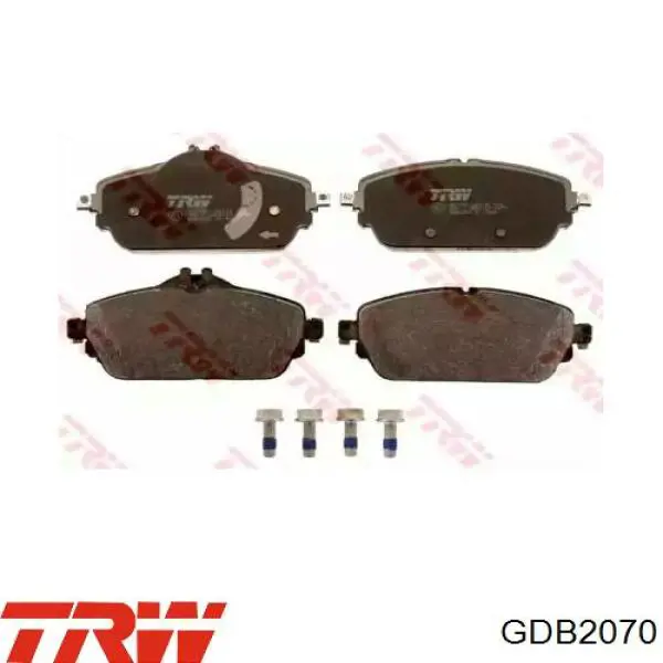 Гальмівні колодки TRW GDB2070 ціна, від 48.01 USD