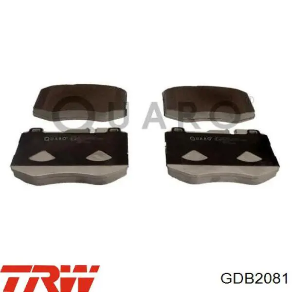 Гальмівні колодки TRW GDB2081 ціна, від 55.89 USD