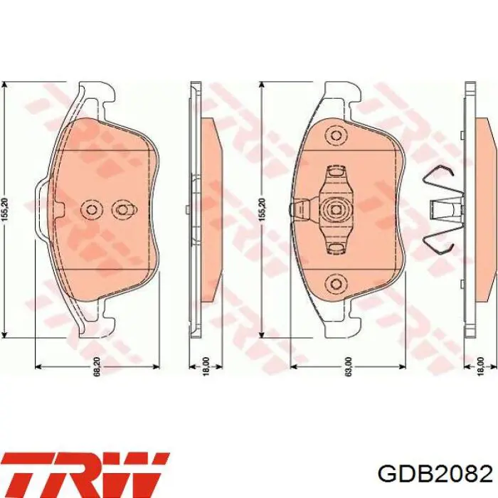 KBP10026 Kavo Parts Колодки гальмівні задні, дискові