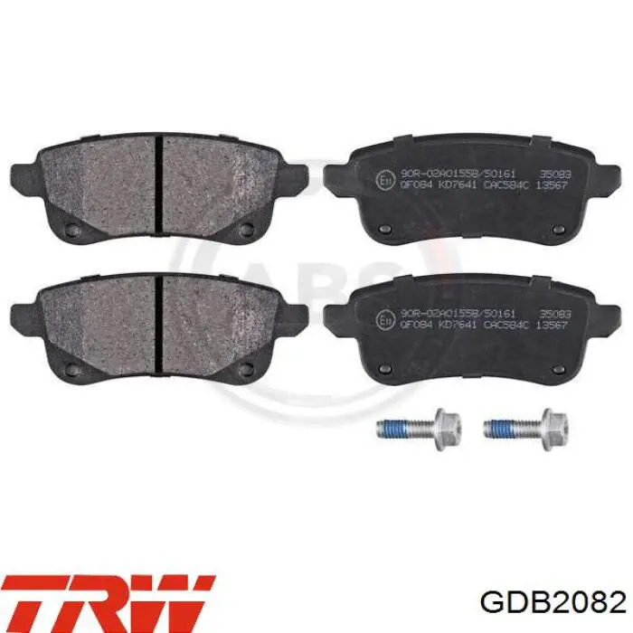Задні дискові колодки Kavo Parts KBP10026