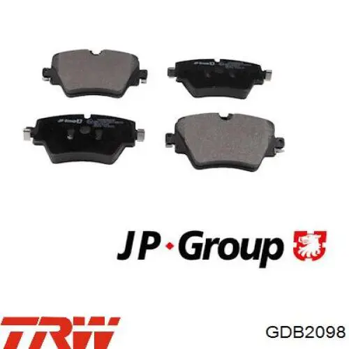 Гальмівні колодки TRW GDB2098 ціна, від 53.01 USD