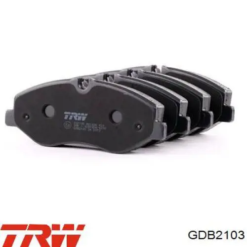 GDB2103 TRW Передні гальмівні колодки