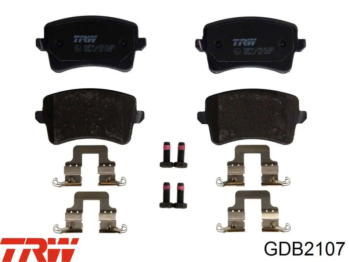 Задні дискові колодки TRW GDB2107