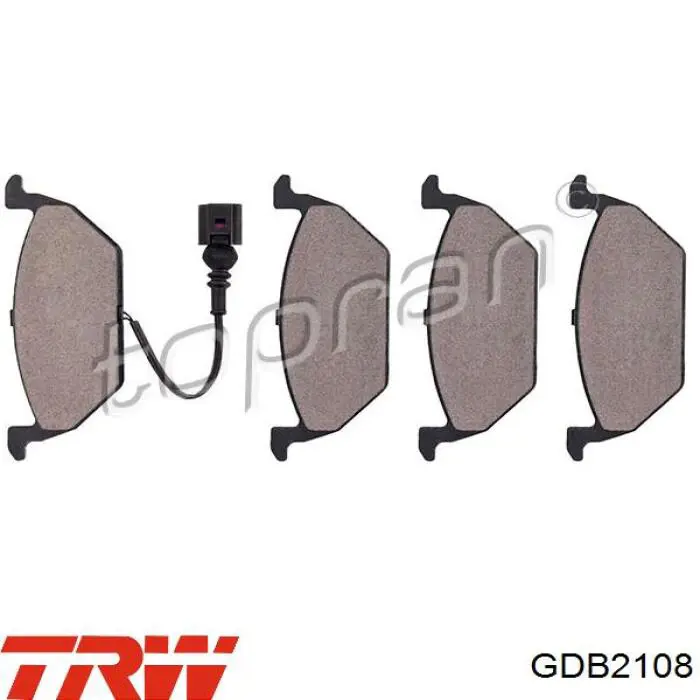 Гальмівні колодки TRW GDB2108 ціна, від 26.40 USD