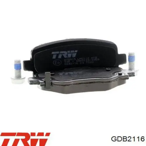 Купити GDB2116 TRW Задні колодки