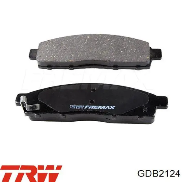 Тормозні колодки TRW GDB2124