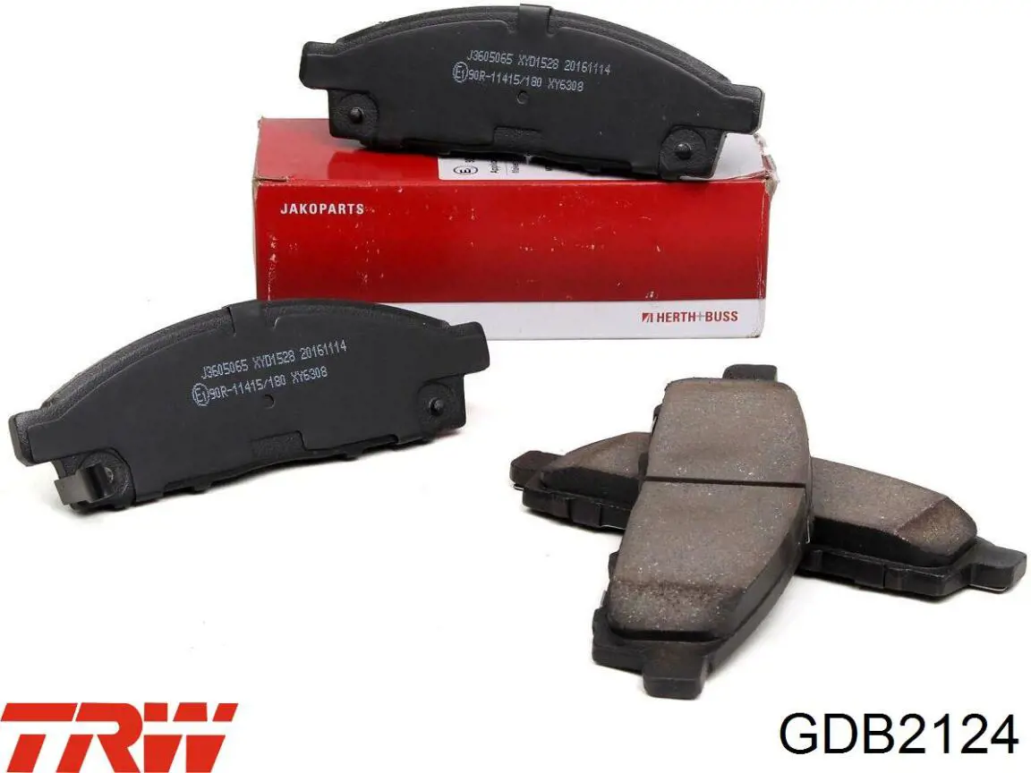 Гальмівні колодки TRW GDB2124 ціна, від 28.18 USD