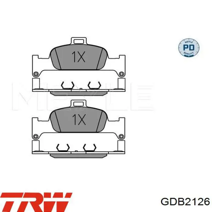 BPD1636 Jurid/Bendix Передні гальмівні колодки