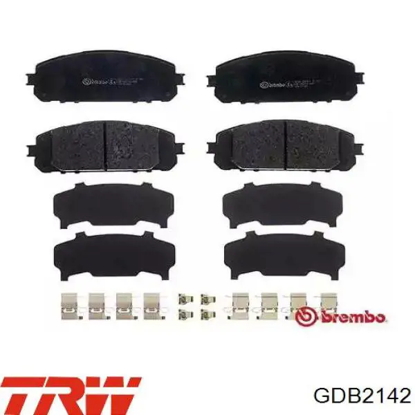 Тормозні колодки TRW GDB2142
