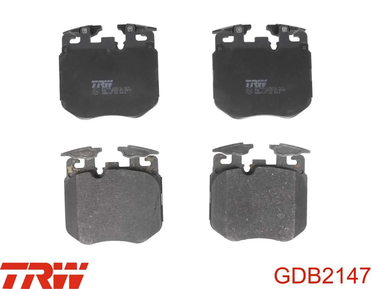 Гальмівні колодки TRW GDB2147 ціна, від 134.99 USD