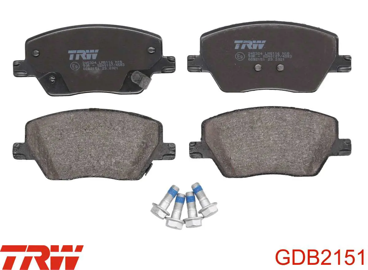 Передні тормозні колодки 77368368 Fiat/Alfa/Lancia