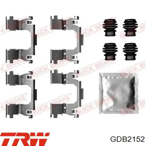 Гальмівні колодки TRW GDB2152 ціна, від 40.85 USD