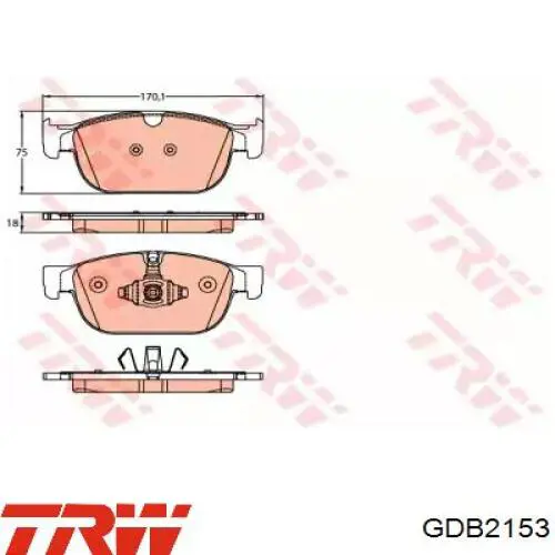 Тормозні колодки Kamoka JQ101457