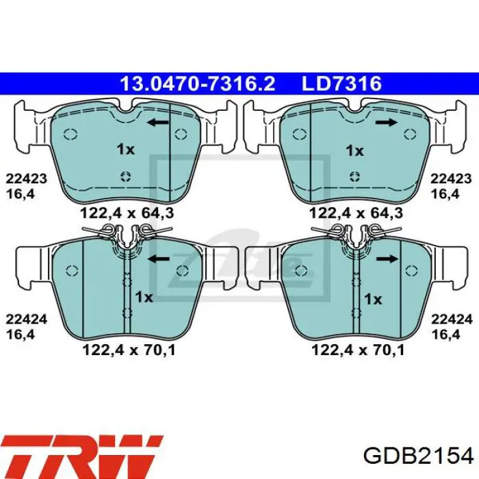 Задні гальмівні колодки Mercedes A000420830028 ціна, від 49.55 USD