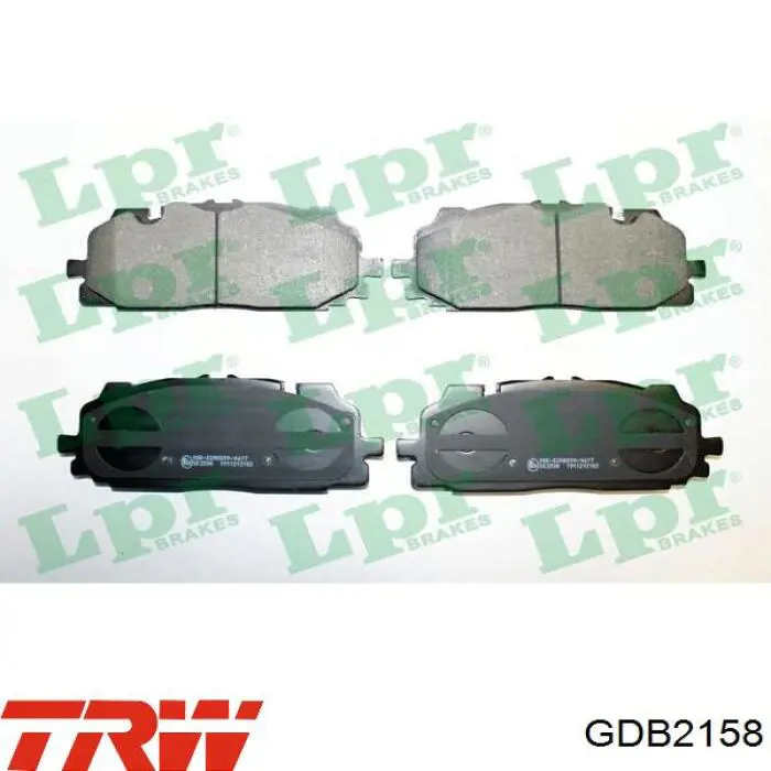 Гальмівні колодки TRW GDB2158 ціна, від 71.13 USD