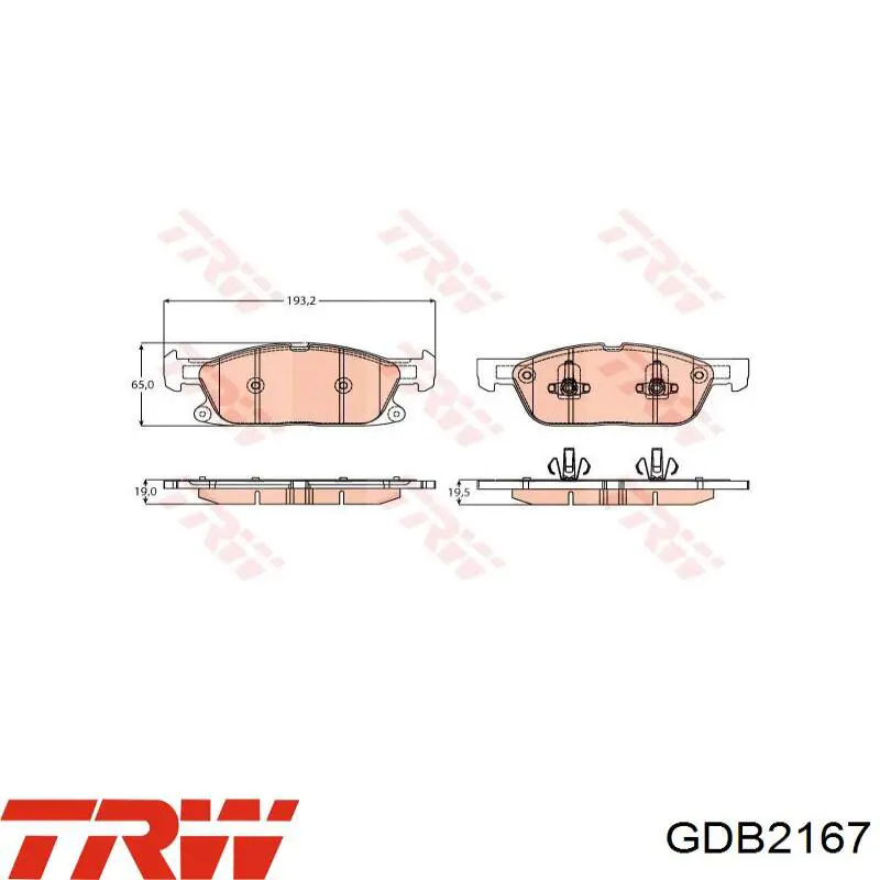 Тормозні колодки Power Stop 161818B