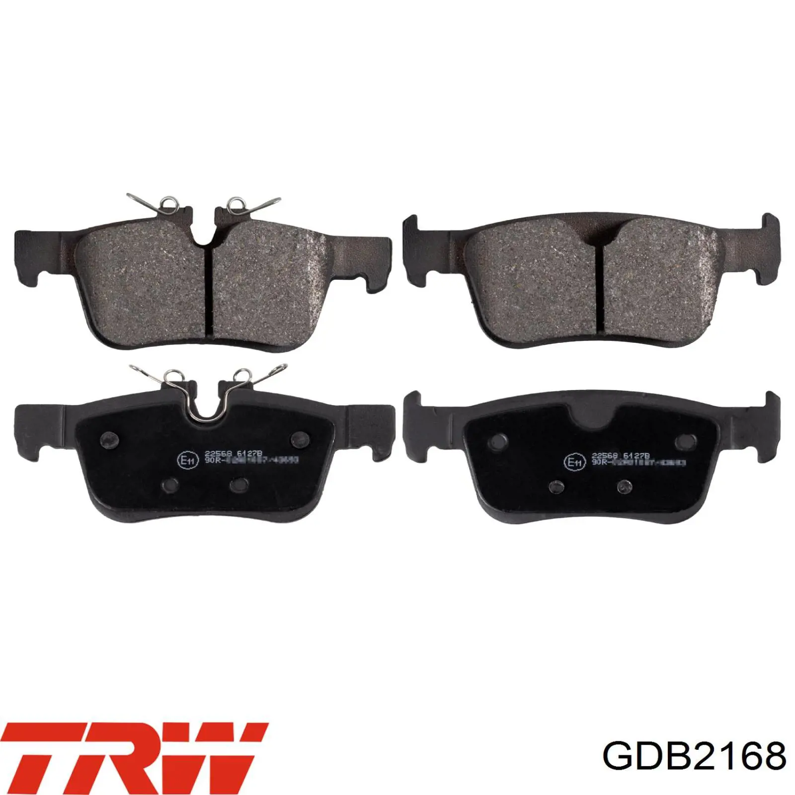 Задні гальмівні колодки TRW GDB2168 ціна, від 38.04 USD