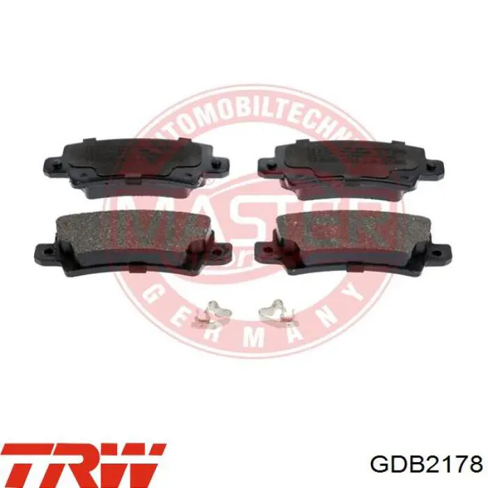 Колодки гальмові задні, дискові P24216 Brembo