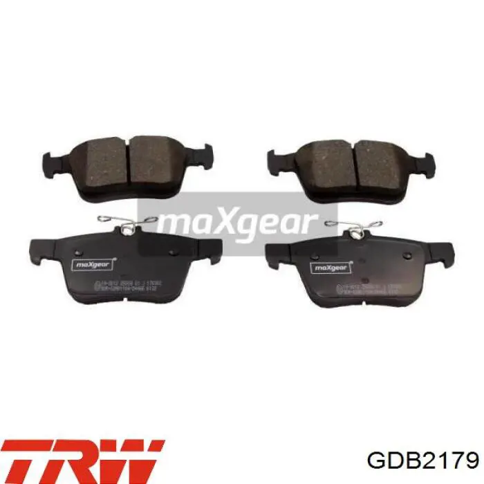 Задні гальмівні колодки GDB2179 TRW