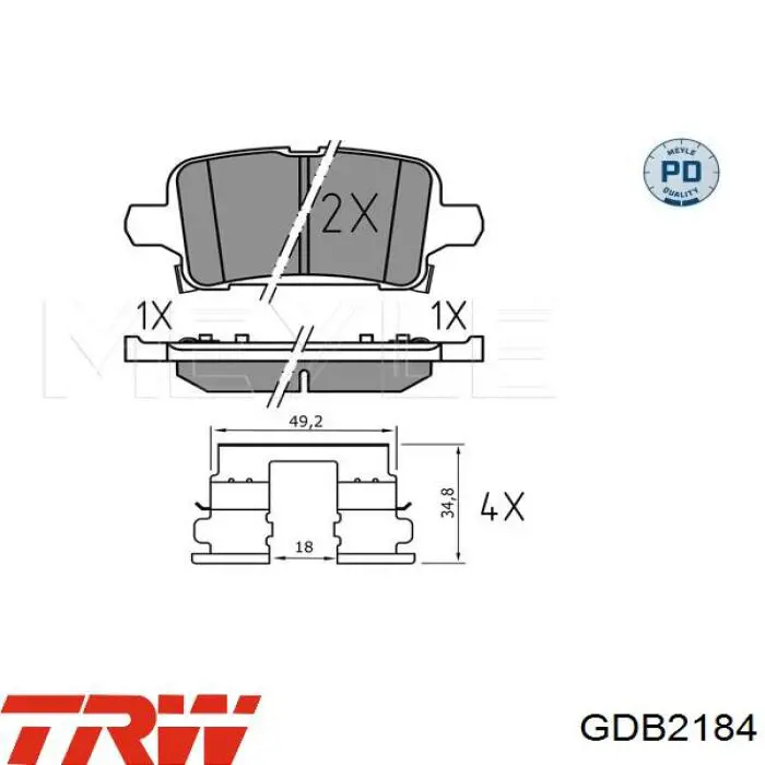 Задні гальмівні колодки Swag 33107489 ціна, від 39.26 USD