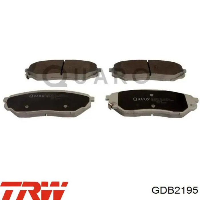 Гальмівні колодки TRW GDB2195 ціна, від 34.71 USD