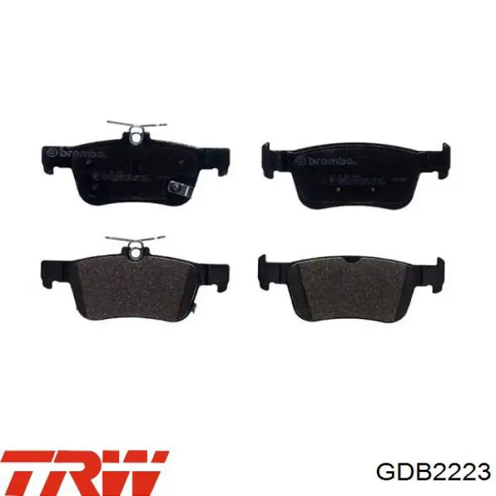 Задні гальмівні колодки PN8813 Nibk