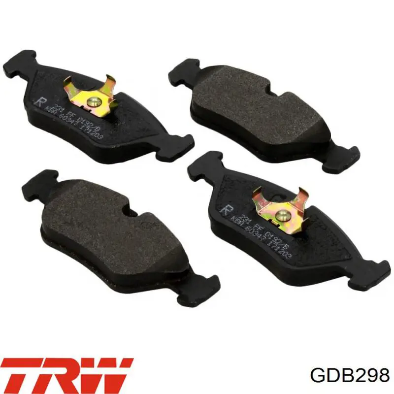 Гальмівні колодки TRW GDB298 ціна, від 19.31 USD