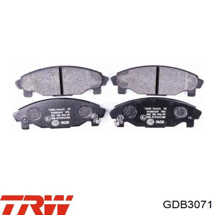 Передні тормозні колодки ADD64220 Blue Print
