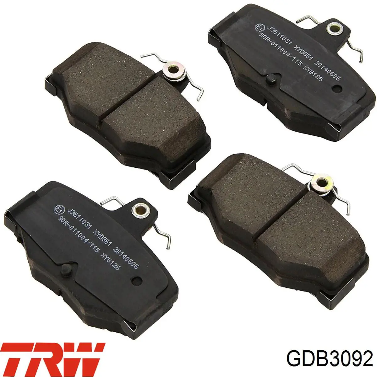 Задні дискові колодки TRW GDB3092