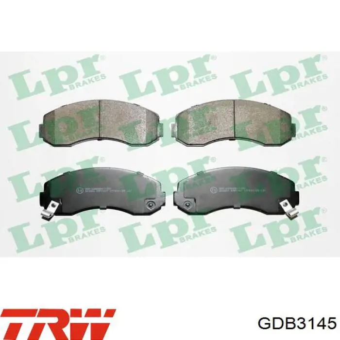 Гальмівні колодки TRW GDB3145 ціна, від 25.37 USD