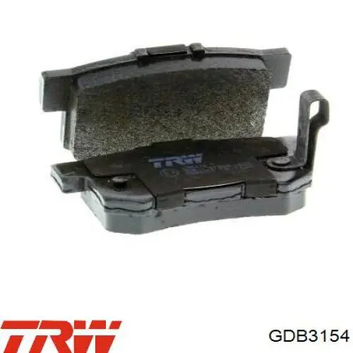 Задні гальмівні колодки GDB3154 TRW