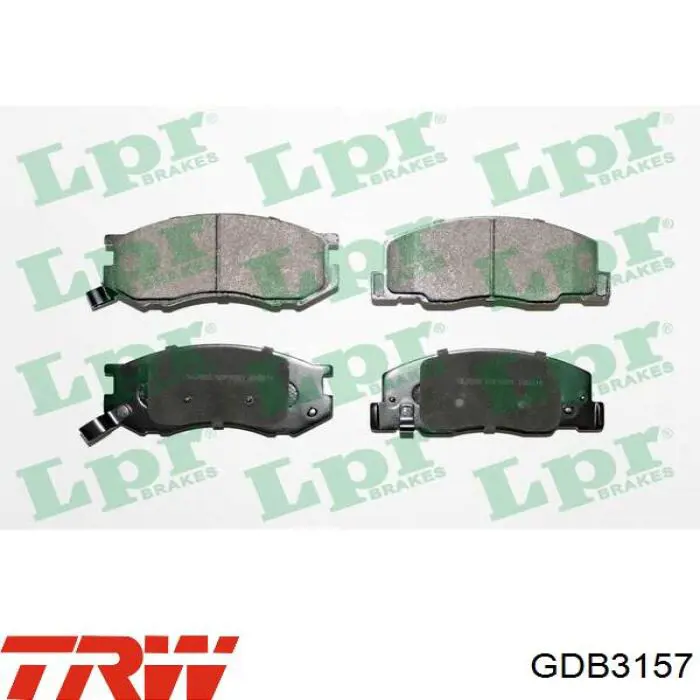 Передні тормозні колодки ADT34288 Blue Print