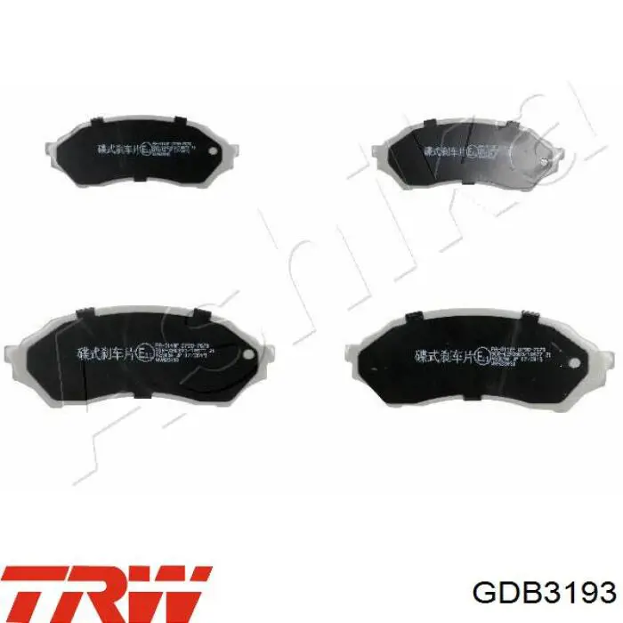 Передні тормозні колодки BJYD3328Z Mazda