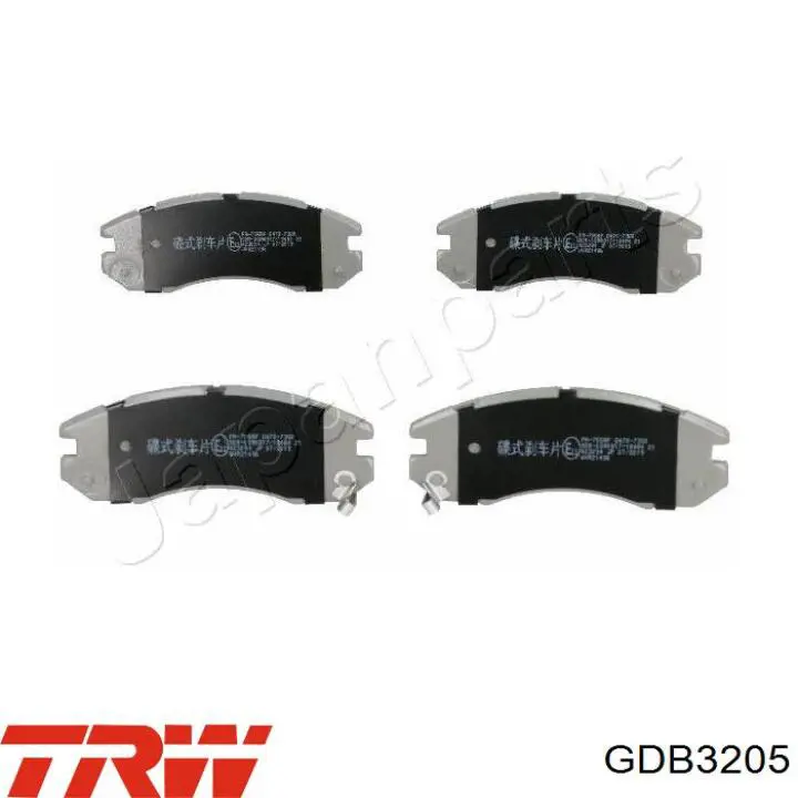 Купити GDB3205 TRW Колодки гальмівні передні, дискові