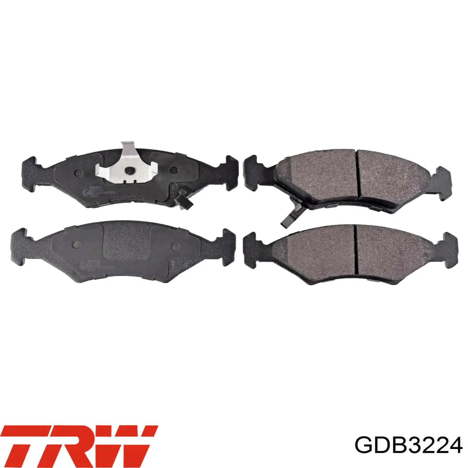 Гальмівні колодки TRW GDB3224 ціна, від 17.98 USD