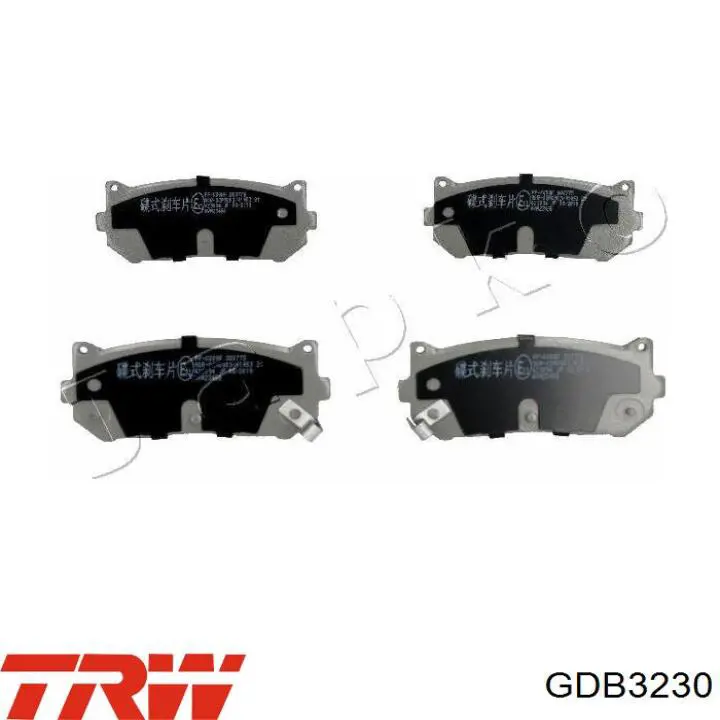 Гальмівні колодки Mazda T0Y03323Z ціна, від 21.76 USD