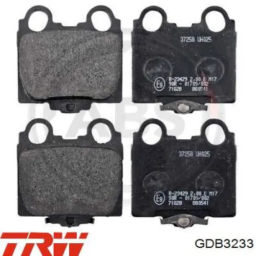 Задні гальмівні колодки TRW GDB3233 ціна, від 21.42 USD
