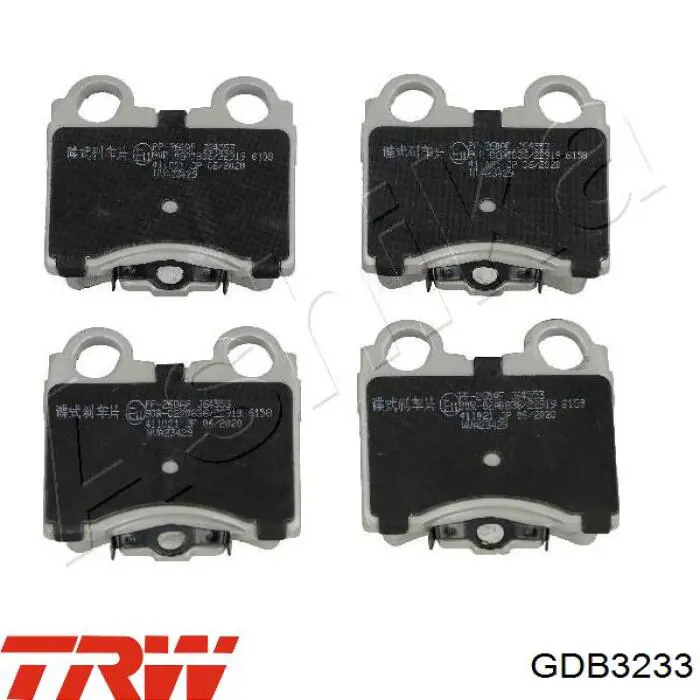 Купити GDB3233 TRW Задні колодки