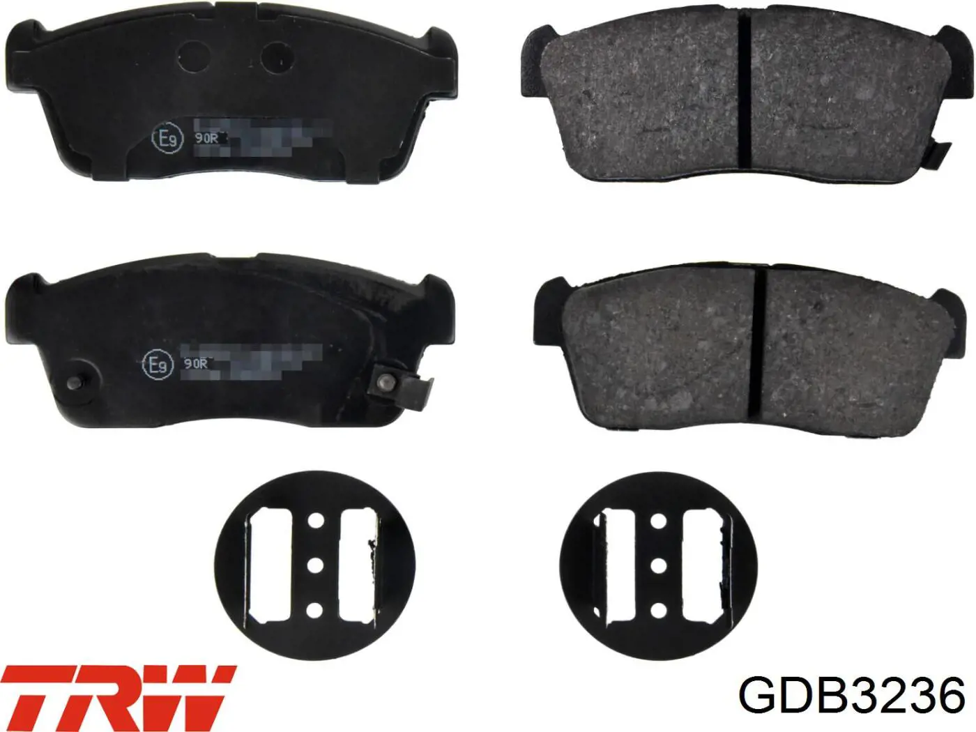 Купити GDB3236 TRW Колодки гальмівні передні, дискові
