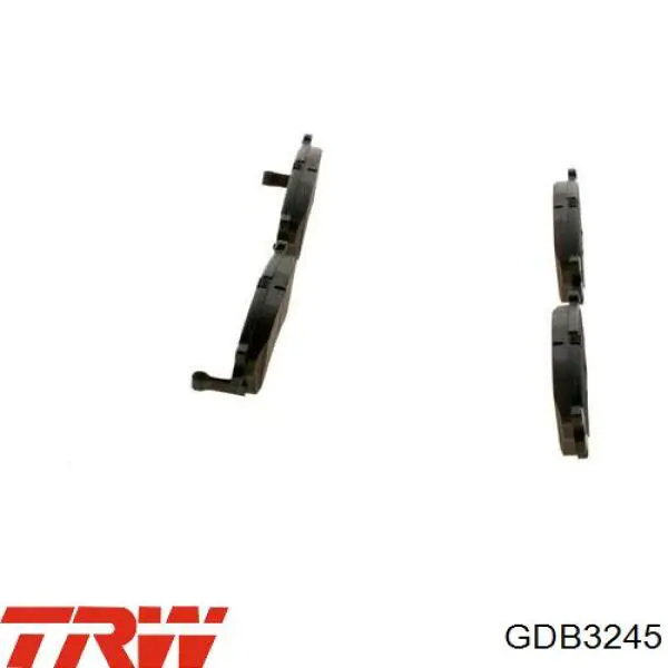 Передні тормозні колодки GDB3245 TRW
