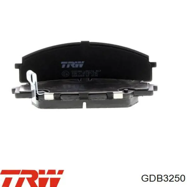 GDB3250 TRW колодки гальмівні передні, дискові