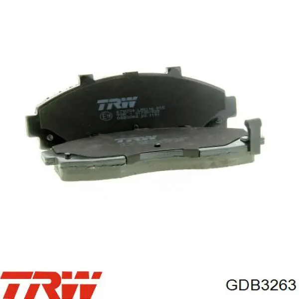 GDB3263 TRW колодки гальмівні передні, дискові