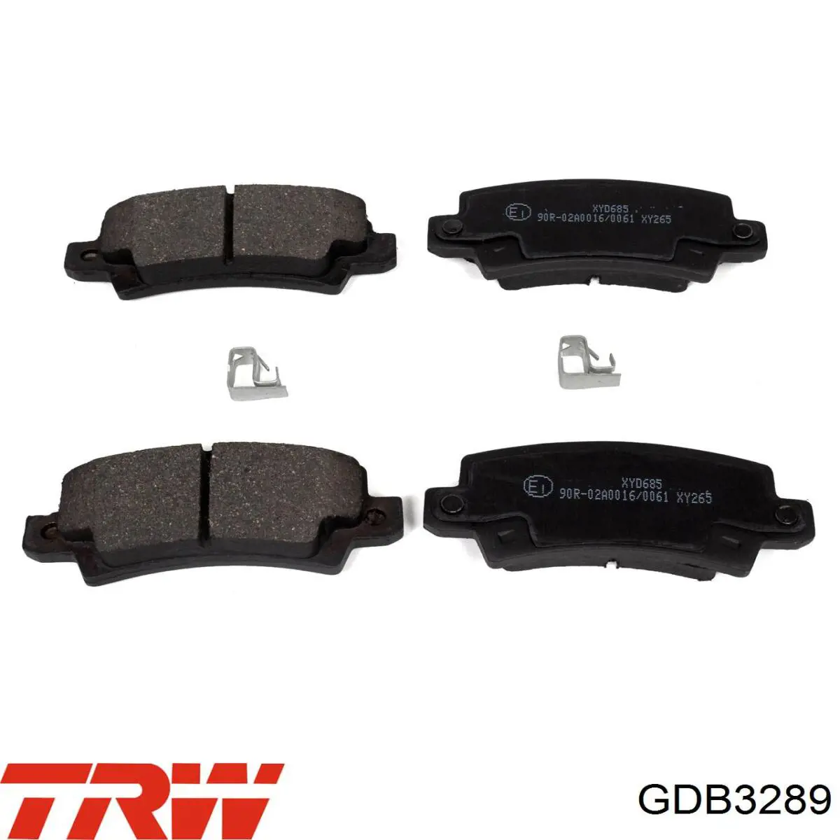Задні дискові колодки TRW GDB3289