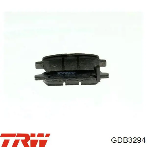 GDB3294 TRW колодки гальмові задні, дискові