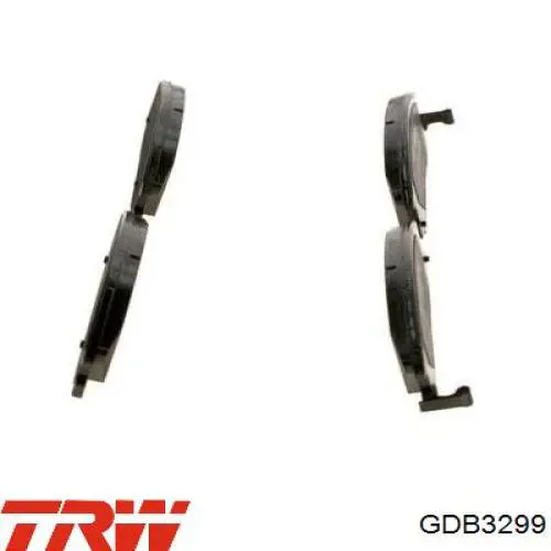 Купити GDB3299 TRW Колодки гальмівні передні, дискові